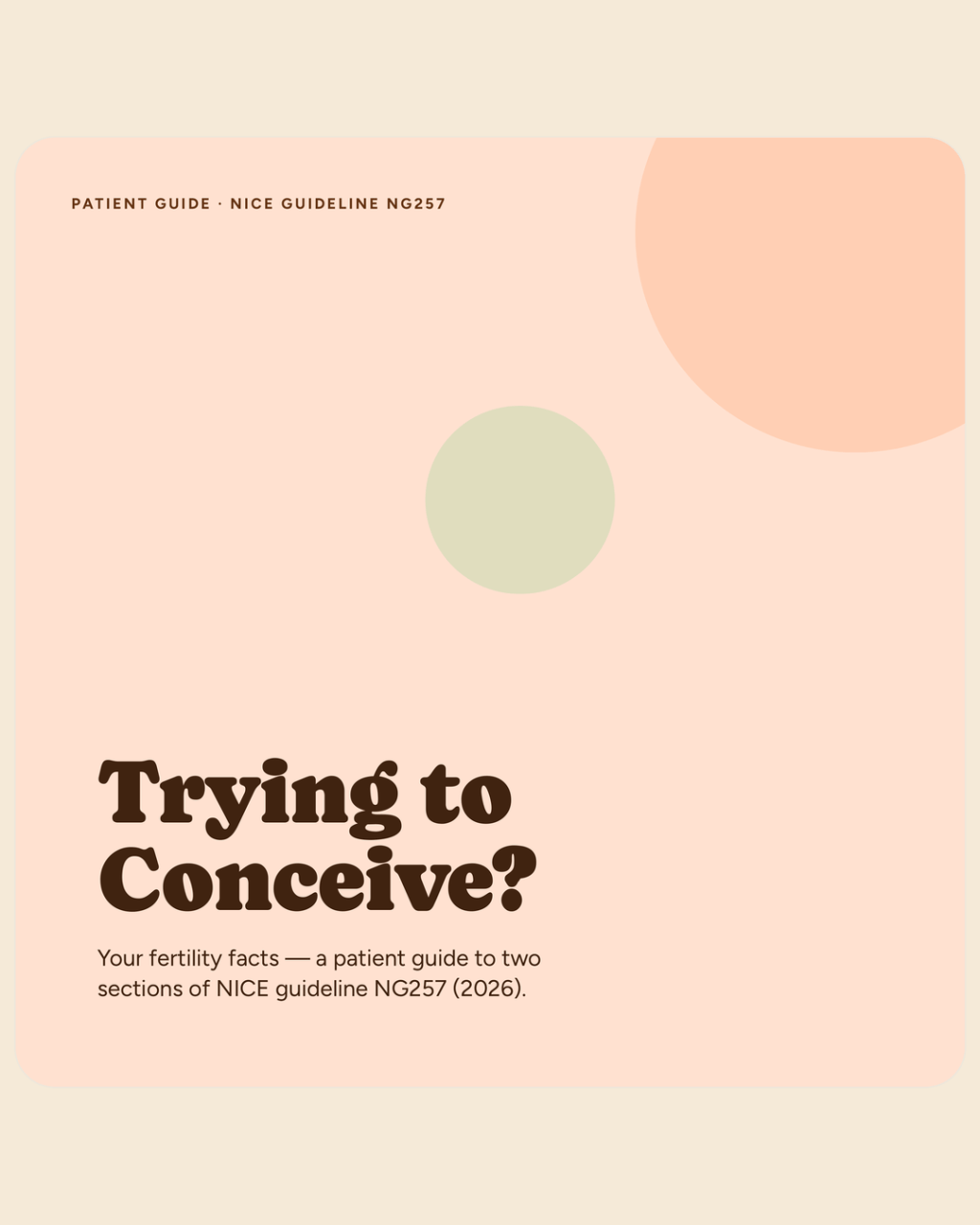 Trying to conceive? What the numbers actually&nbsp;say
